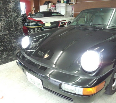 ポルシェ964マフラー交換