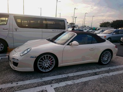 ポルシェ997カブリオレ　大阪納車