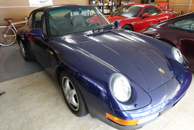 ポルシェ993エンジンオイル交換