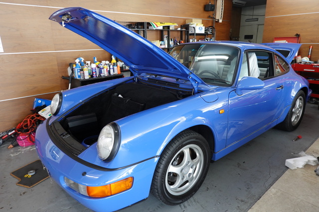 ポルシェ964納車整備続き