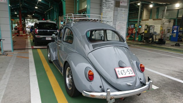 64年ビートル予備検査