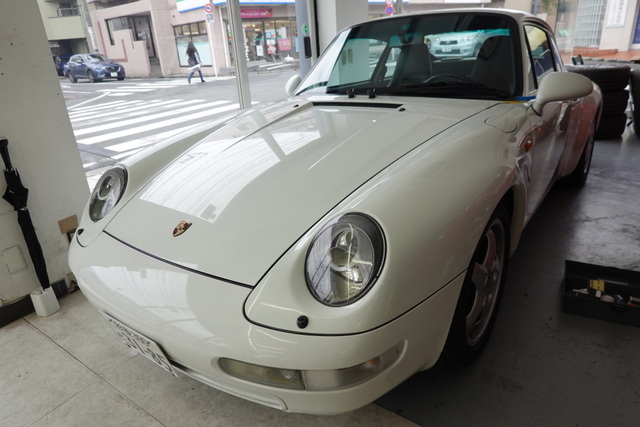 ポルシェ993納車準備