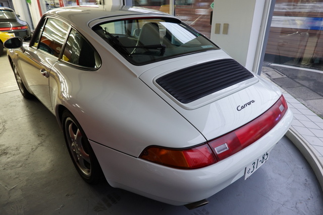 ポルシェ993カレラ納車準備続き