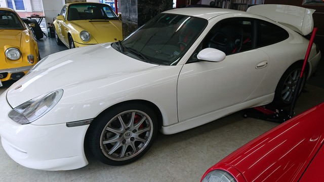 ポルシェ996GT3　オイル交換