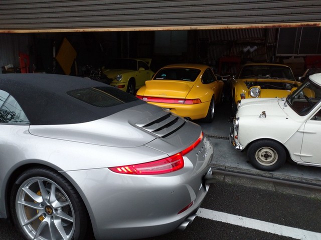 991カレラ4Sカブリオレ納車準備
