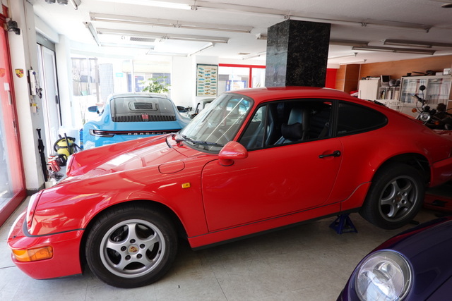 ポルシェ964カレラ4セルモーター交換