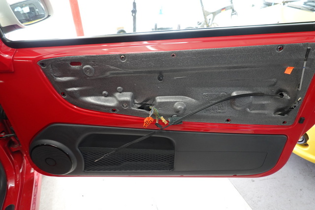 ルポGTI　運転席側窓修理