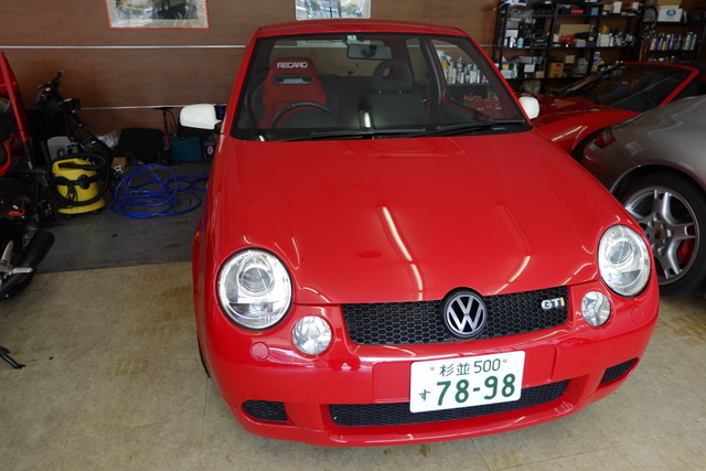 ルポGTI　天井貼り替え