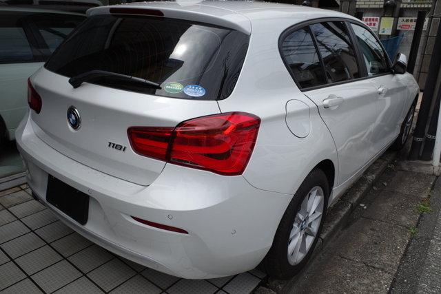 BMW118I 納車準備