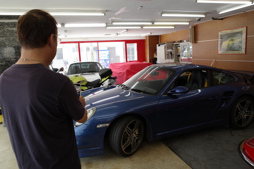 997 ターボ内装補修