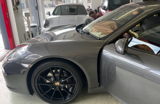 991カレラ天井垂れ修理