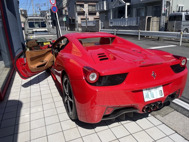 458スパイダー車検
